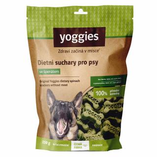 Yoggies hypoalergénne bezlepkové sucháre so špenátom 150g