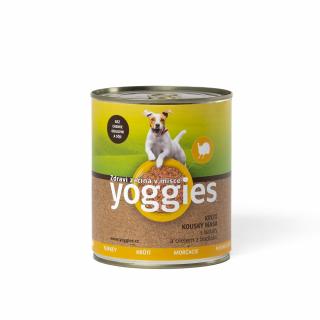 Yoggies konzerva pre psa - morčacia so sladkými zemiakmi 800 g
