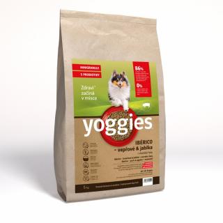 Yoggies MINIGRANULE za studena lisované - Ibérico bravčové mäso pre malé psy Hmotnosť: 5 kg