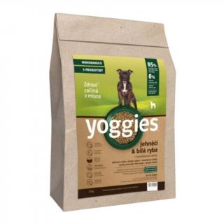 Yoggies MINIGRANULE za studena lisované - jahňacie a biela ryba pre malé psy Hmotnosť: 2 kg