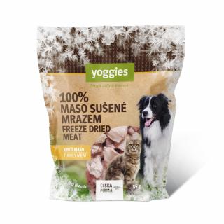 Yoggies mrazom sušené morčacie mäso pre psy a mačky 85 g