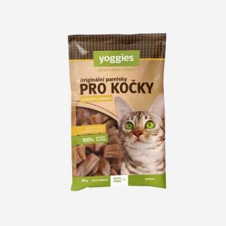 Yoggies pamlsky pre mačku - 100% morčacie mäso 50 g