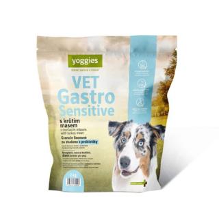 Yoggies VET Gastro Sensitive za studena lisované granule s morčacím mäsom Hmotnosť: 5 kg
