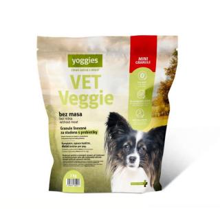 Yoggies VET Veggie za studena lisované MINIGRANULE bez mäsa pre malé psy Hmotnosť: 2 kg