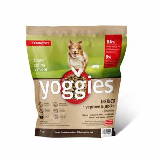 Yoggies za studena lisované granule - Ibérico bravčové mäso s jablkami Hmotnosť: 2 kg