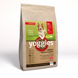 Yoggies za studena lisované granule - Ibérico bravčové mäso s jablkami Hmotnosť: 5 kg