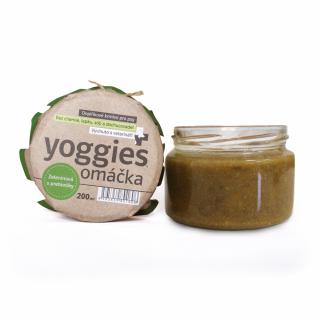 Yoggies zeleninová omáčka pre psov s probiotikami 200 ml