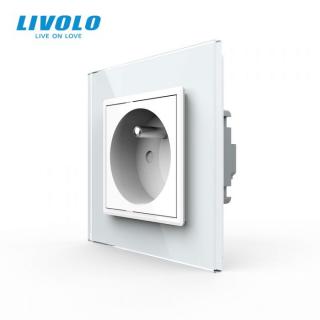 LIVOLO VL-C7-C1FR-11 zásuvka FR - biely modul