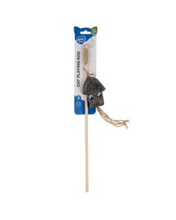 DUVO+ hračka Eco navy tyč na hranie sépia s Catnipom mix farieb 6x17,5x40cm