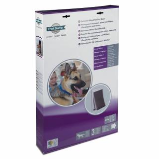 Dvierka pre psov PetSafe® do extrémneho počasia, veľkosť L Farba: biele, Velkost: L