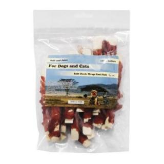 For Dogs and Cats pamlsok pláty treska + kačka 230g