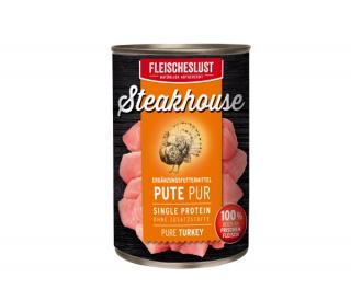Konzerva steak 100% mäso morčacie, 400g