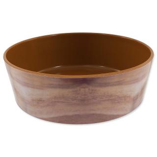 Miska Dog Fantasy vzor drevo hnedá 20cm 1300ml