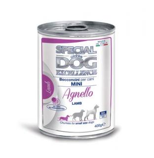 MONGE SPECIAL DOG EXCELLENCE MINI ADULT jahňa kúsky 400g konzerva
