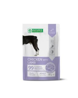Natures Protection Kapsičky Dog Adult Multi benefit chicken & lamb 22x100 g