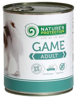 Natures Protection Konzerva Dog Adult game 800 g