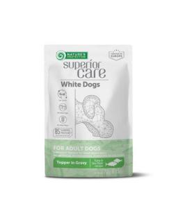 Natures Protection Superior care white dog adult all breeds tuna & sea bass kapsička 24 x 70 g