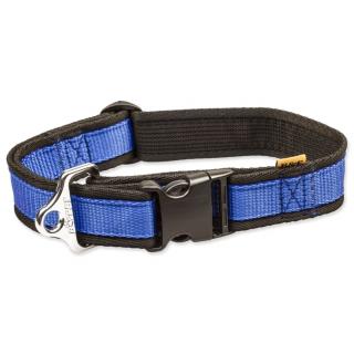 Obojek BAF nylon modrý 4x43-74cm