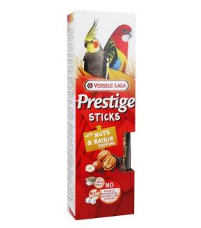Pamlsok VL prestige stick tyčinky pre papagáje s orechmi a hrozienkami 2ks 140g