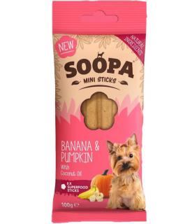 Soopa dentálne tyčinky MINI s banánom a tekvicou 100g