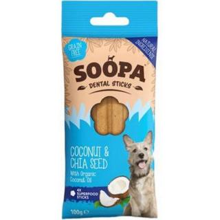 Soopa dentálne tyčinky s kokosom a chia semiankami 100g