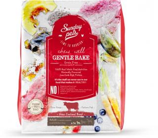 Sundaypets Gentle Bake beef Adult Dog small/medium breed 1.3 kg