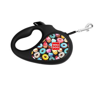 Wau Dog Vodítko samonavíjacie DONUTS M, 5 m/25 kg