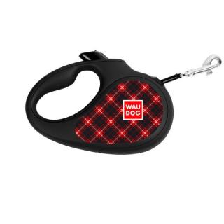 Wau Dog Vodítko samonavíjacie TARTAN XS, 3 m/12 kg