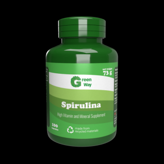Green Way Spirulina 100 kapsúl