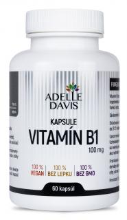 Adelle Davis - Vitamín B1 100 mg, 60 kapsúl