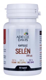 Selén, 200 mcg, 60 kapsúl