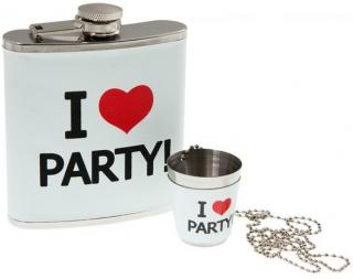 Darčeková ploskačka - I love party