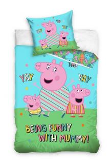 Peppa Pig - Posteľné obliečky 140x200