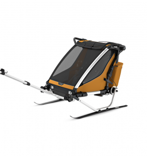 Cyklovozík  Thule Chariot Sport 2 Double Natural Gold Ski