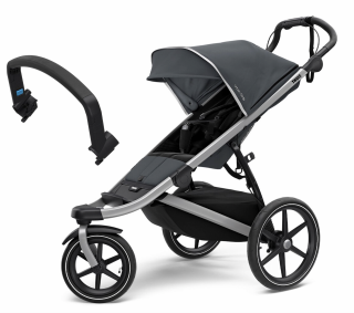 Športový kočík Thule Urban Glide 2 Dark Shadow + madlo