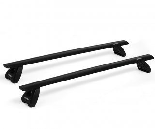 x Strešné nosiče Northline FlyWing Black Fix pre Volkswagen Multivan, 2003 - 2009, 4-dr Bus  fix point