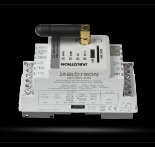 Jablotron GD-02K-DIN univerzálny GSM komunikátor a ovládač
