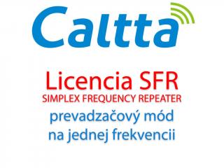 Licencia Caltta SFR - prevádzačový mód na jednej frekvencii pre PH690, PM790