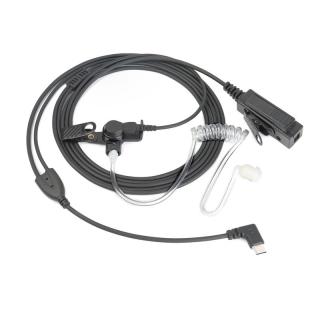 PoC akustické slúchadlo  s mikrofónom a PTT AAE7704-PC1 pre E350, E360