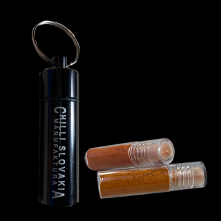 Kľúčenka CM čierna + Cayenne a Habanero (MEDIUM HOT)