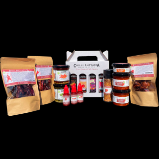 MEDIUM HOT výhodný chilli set 16-dielny