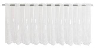 Bistro záclonka Classic 140x45 cm, biela