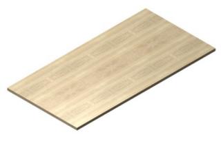 Doska písacieho stola 180x80 cm Asko, dub sonoma