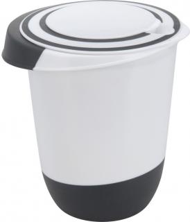 Misa s vekom na šľahanie 1,5 l, čierna/biela