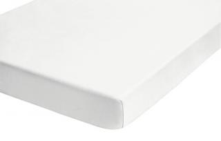 Napínacie prestieradlo Jersey Castell 90x200 cm, biele