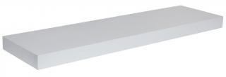 Nástenná polica Basic 120 cm, biela