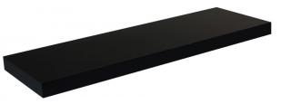 Nástenná polica Basic 90 cm, čierna