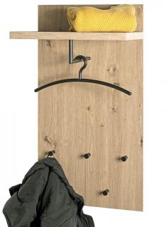 Nástenný šatníkový panel Santo, dub artisan