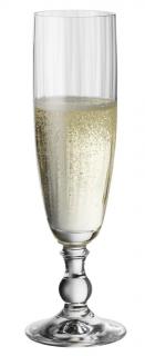 Poháre na sekt Georgia 230 ml, s optikou