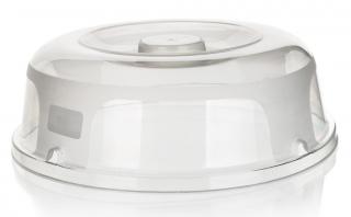 Poklop do mikrovlnnej rúry Accasa 27 cm, transparentná
